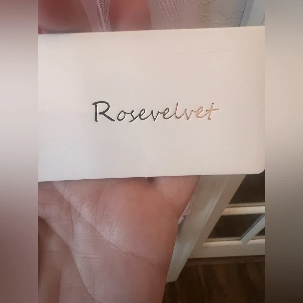 Rosevelvet Pink Floral Tulle Ruffle Mini Dress | Cottagecore NWT- M - Picture 7 of 9